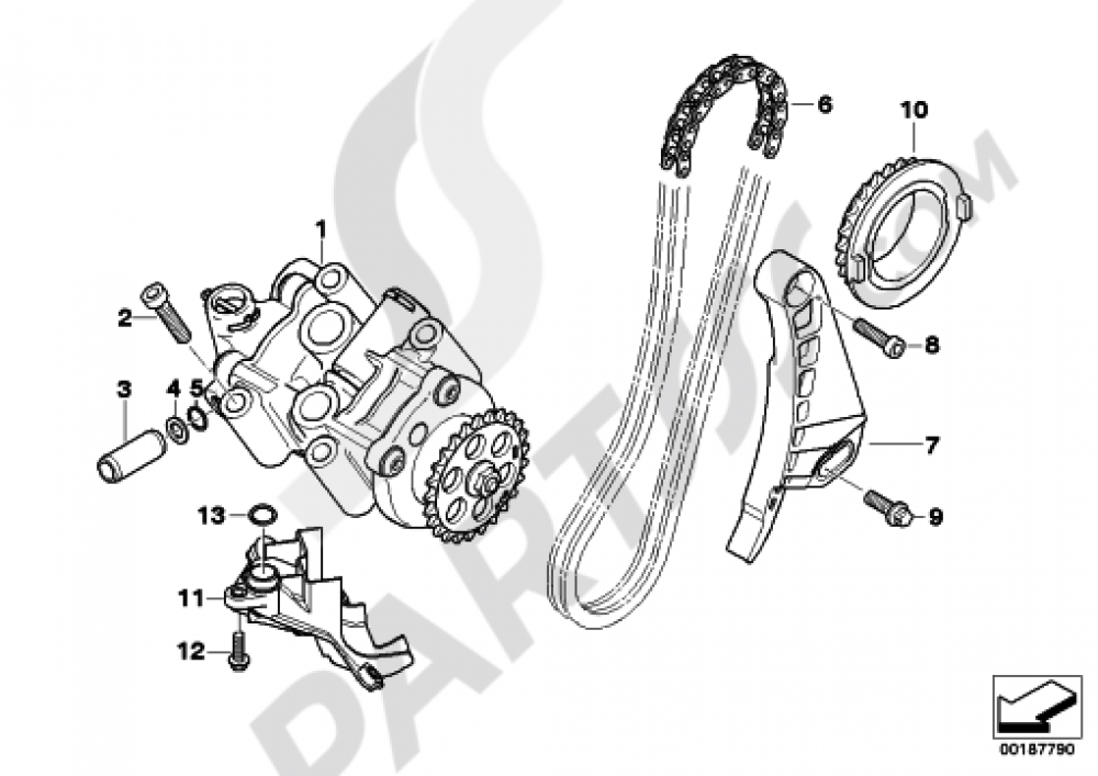 k1300gtk44singlepartsforoilpum