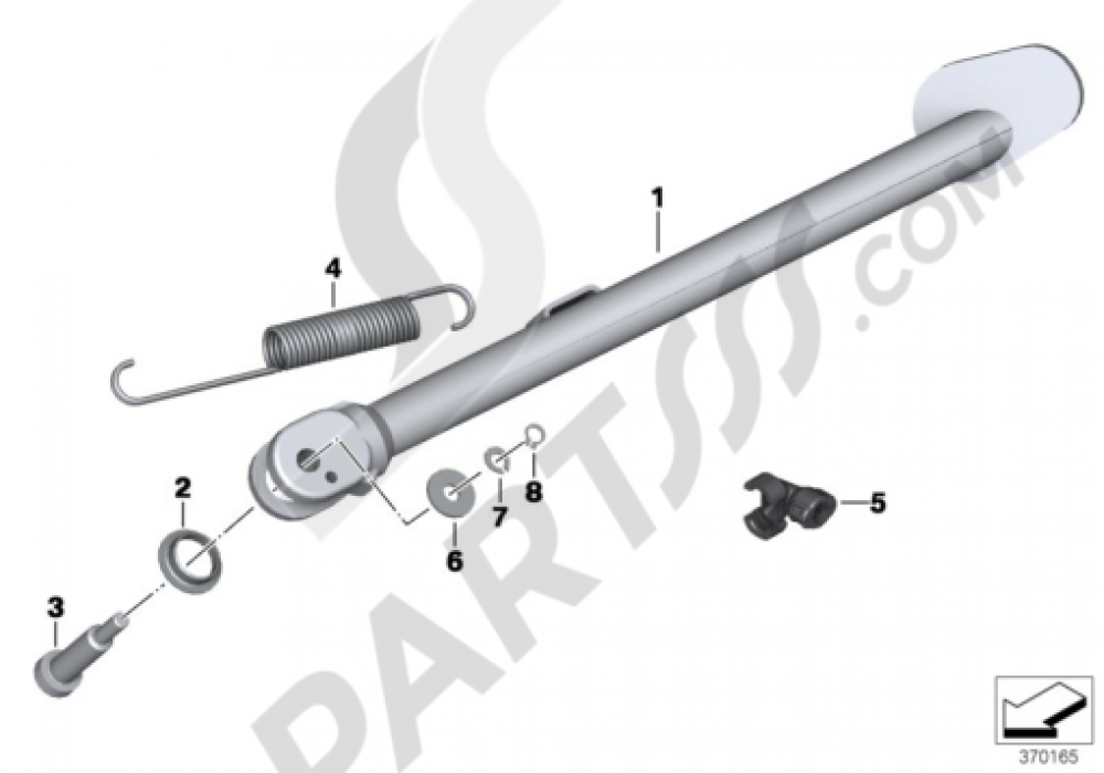 SIDE STAND Bmw R nineT R nineT (K21)