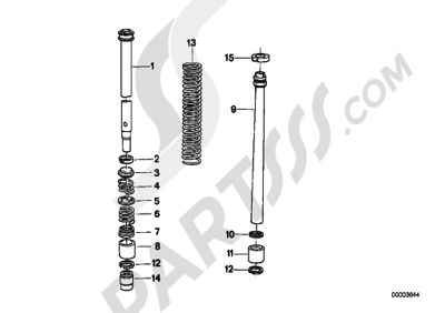 Bmw R100GS PD R100GS PD (47E1). 分解図 純正部品をオンライン購入