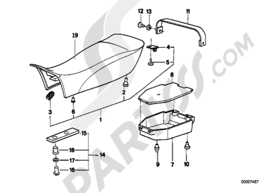 Bmw R100GS PD R100GS PD (47E1). 分解図 純正部品をオンライン購入