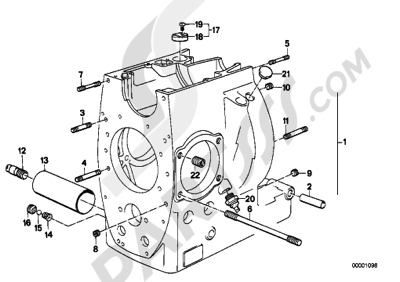 Bmw R100GS PD R100GS PD (47E1). 分解図 純正部品をオンライン購入