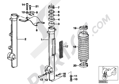 Bmw R100GS PD R100GS PD (47E1). 分解図 純正部品をオンライン購入