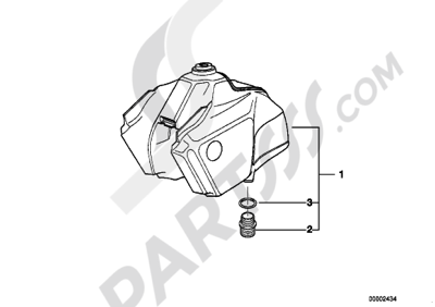 Bmw R100GS PD R100GS PD (47E1). 分解図 純正部品をオンライン購入