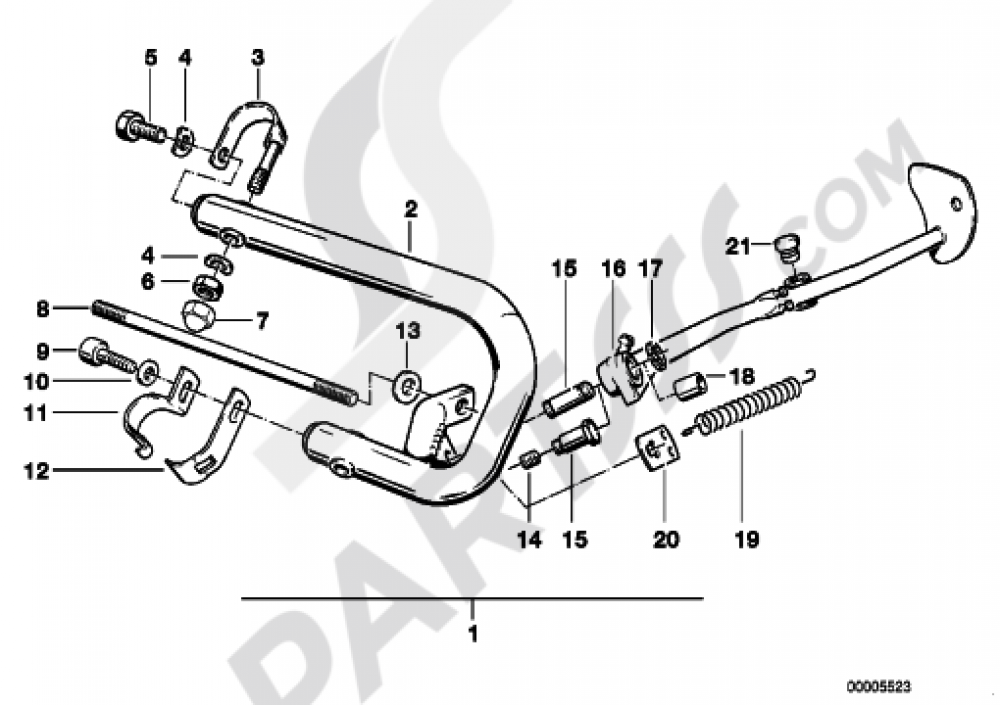 SAFETY BAR Bmw R100GS PD R100GS PD (47E1)