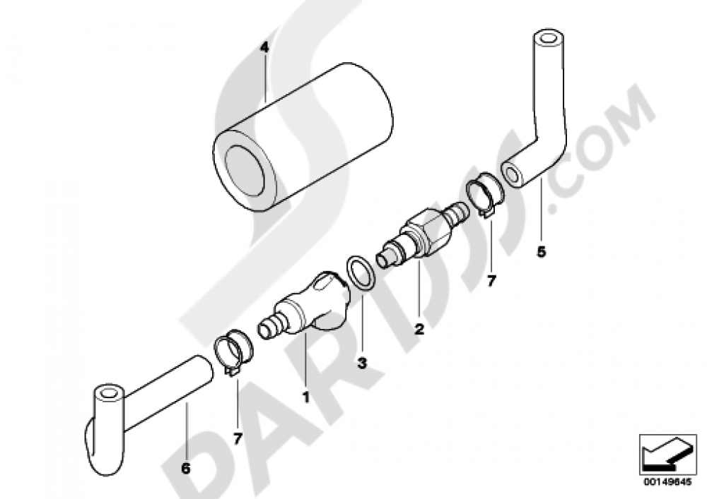 FUEL SUPPLYQUICK COUPLING Bmw R1150GS R1150GS (R21)