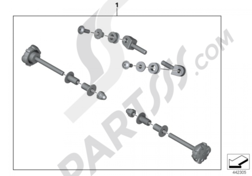 WINDSHIELD ATTACHMENT Bmw R1200GS 2008-2009 (K25)