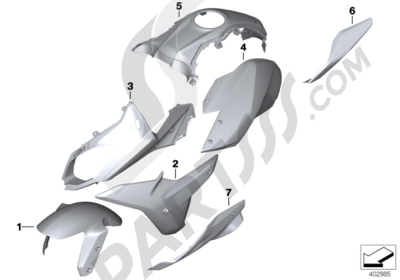 Bmw R1200RS R1200RS (K54). 分解図 純正部品をオンライン購入