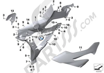 Bmw S1000XR S1000XR (K49). 分解図 純正部品をオンライン購入