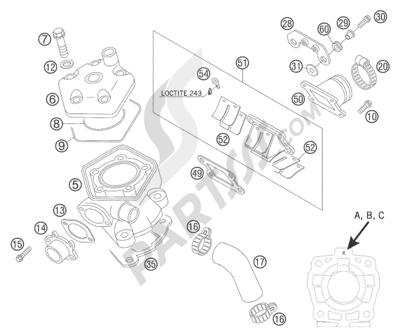 Pastillas De Freno Delanteras Y Traseras Cyleto Para KTM 50 SX, Pro Senior, Supermoto Y Mini Dirt Bike