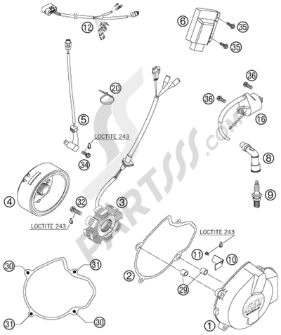 Carburetor For 2T Stroke Motocross 200-350cc 250 XC - JFG RACING