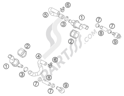 KTM 950 ADVENTURE ORANGE LOW 2004 EU EPC LC8