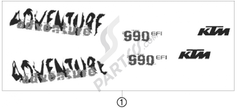 ktm 990 adventure decals