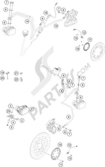 KTM 390 DUKE BL. ABS B.D. 2016 EU ANTIBLOCK SYSTEM ABS