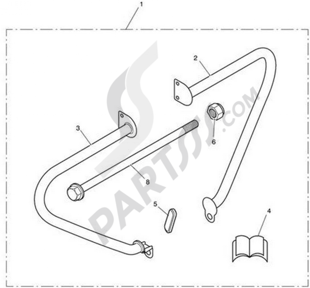 Engine Dresser Bars Triumph BONNEVILLE T100 CARBURACION