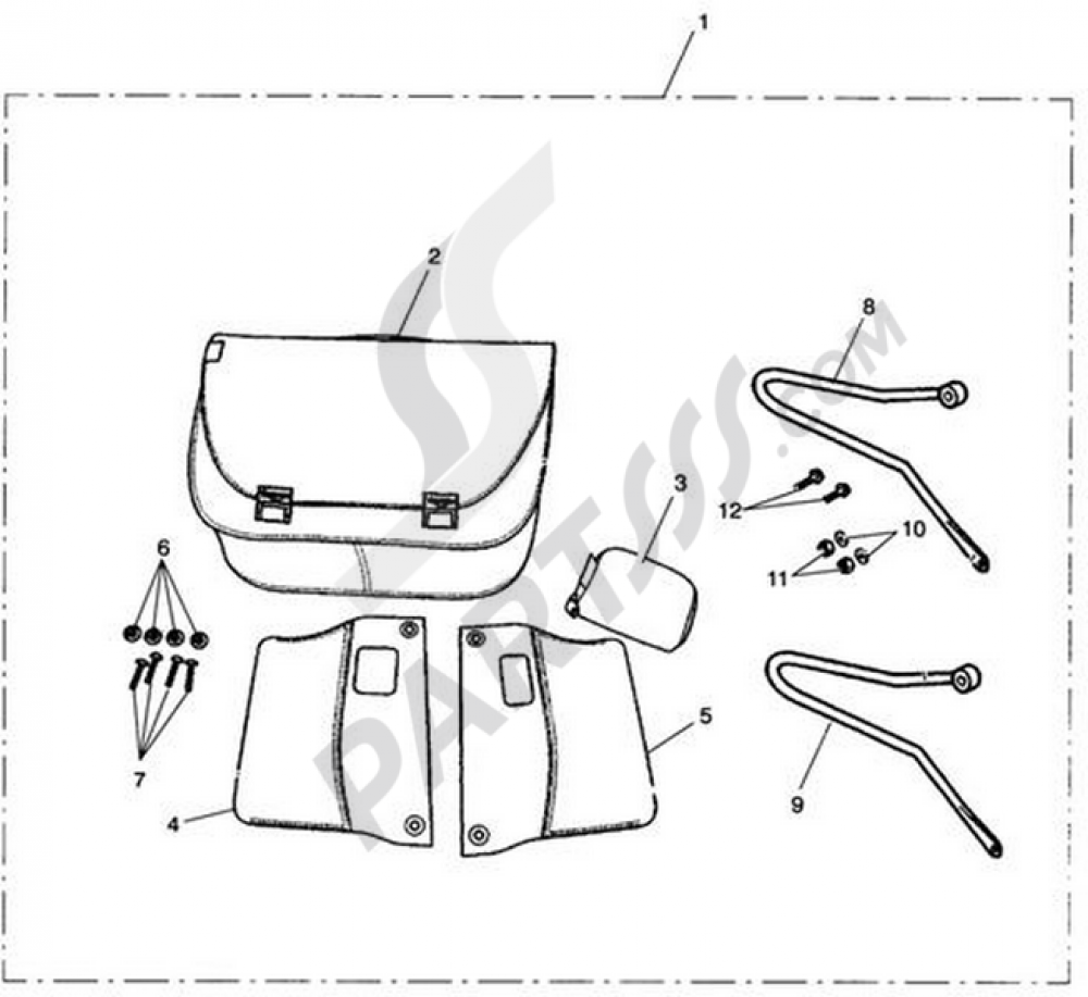 City Bag Kit Pair Triumph Bonneville T100 Efi