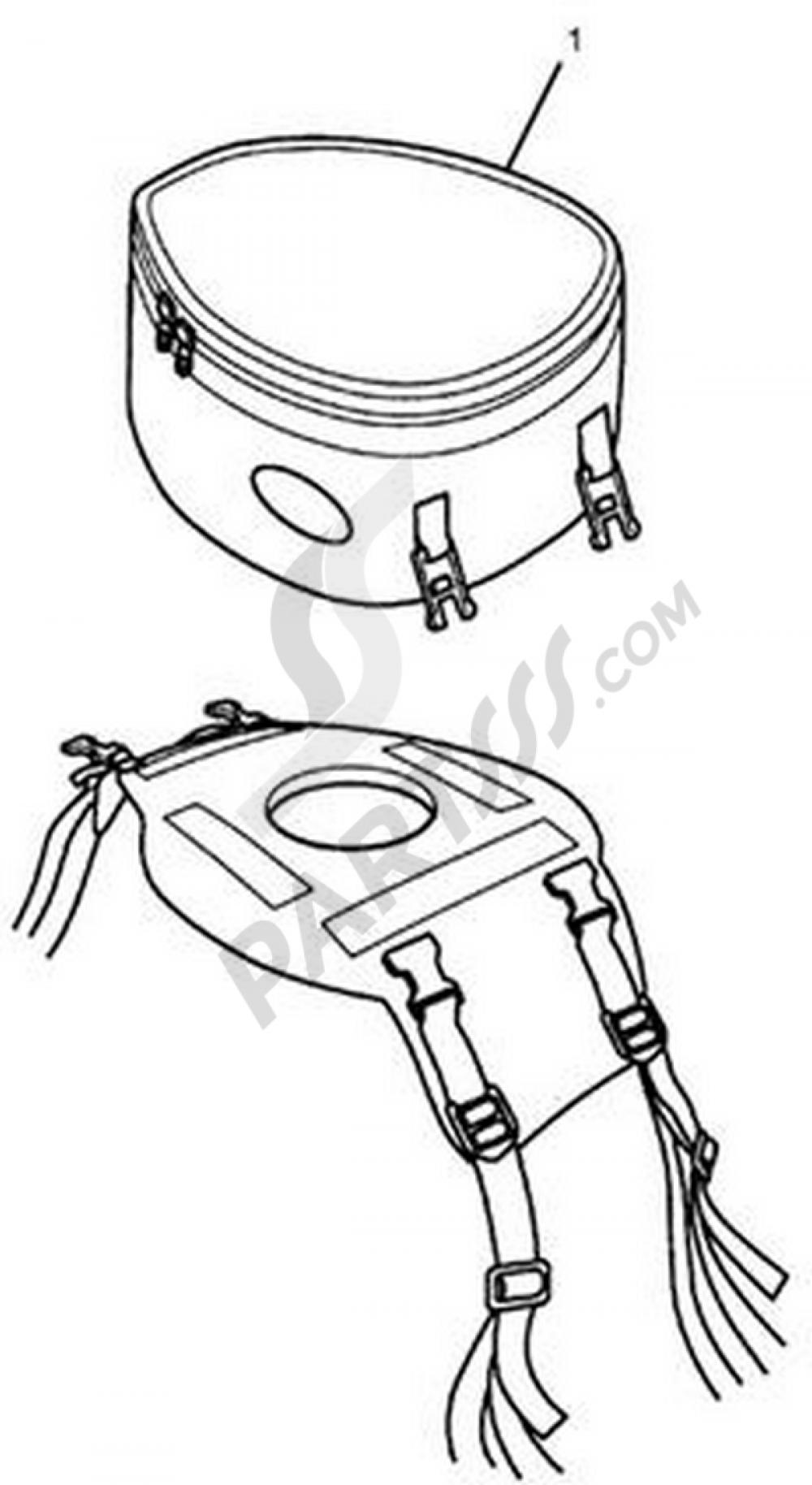 Tank Bag Type A Triumph Bonneville T100 Efi