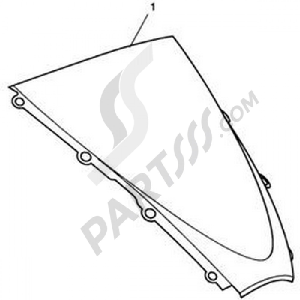 Aero Screen Kit Triumph Daytona 675 Vin Until 381274