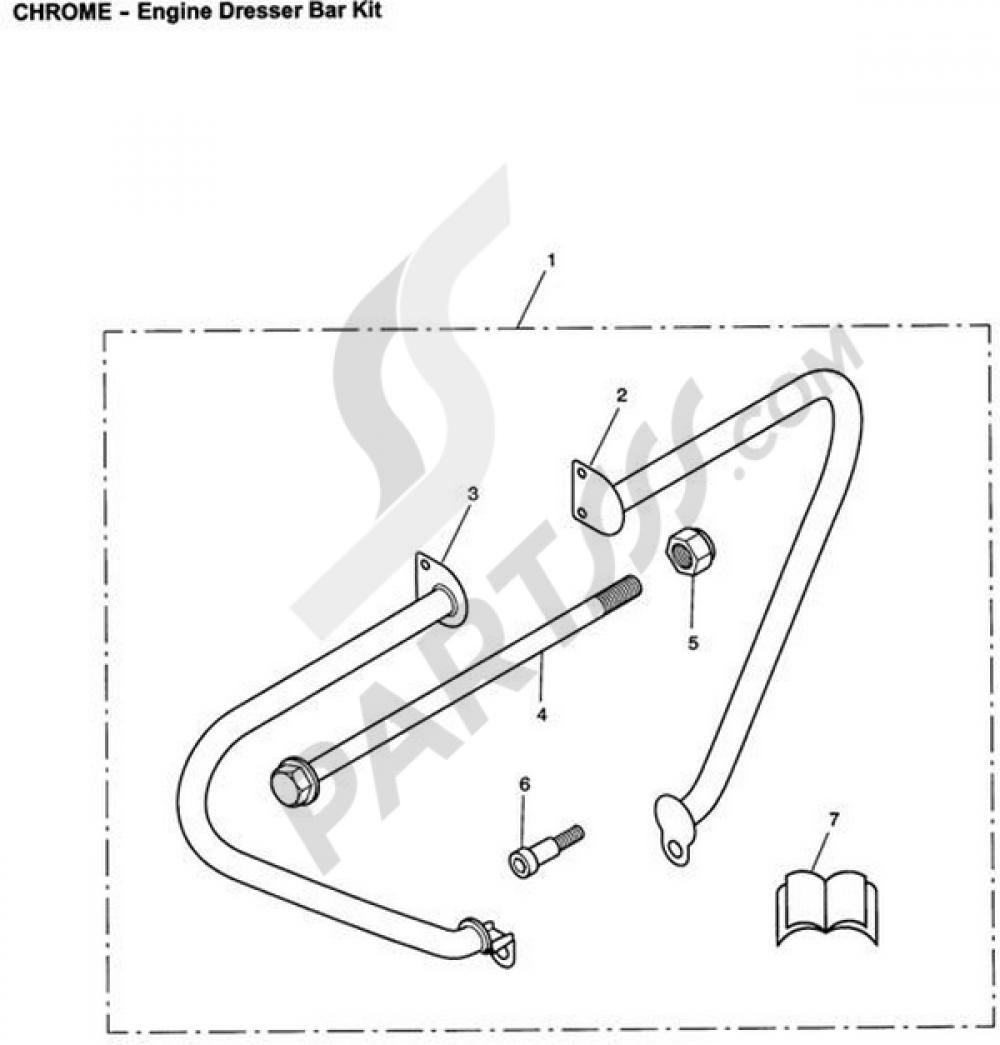 Engine Dresser Bar Kit Triumph Speedmaster Efi