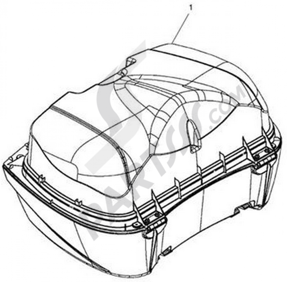 Top Box, Coverless Triumph SPRINT GT SPRINT GT