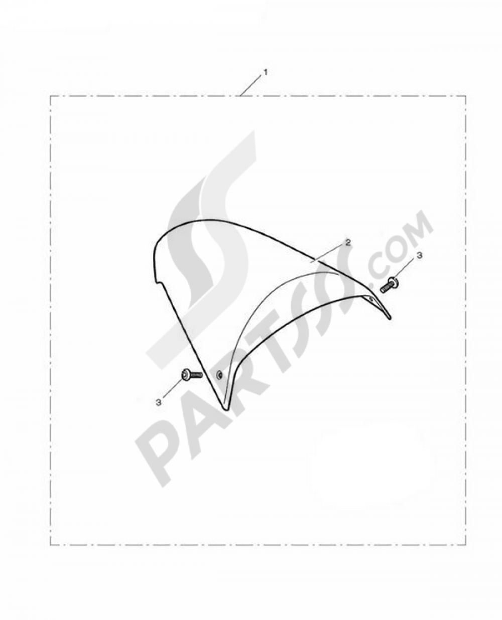 Seat Cowl Kit, Coloured Triumph STREET TRIPLE R VIN UNTIL 560476