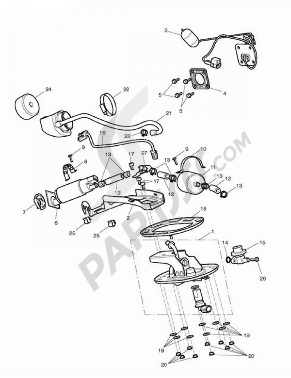 Fuel Pump Fittings Triumph Thunderbir Storm Storm