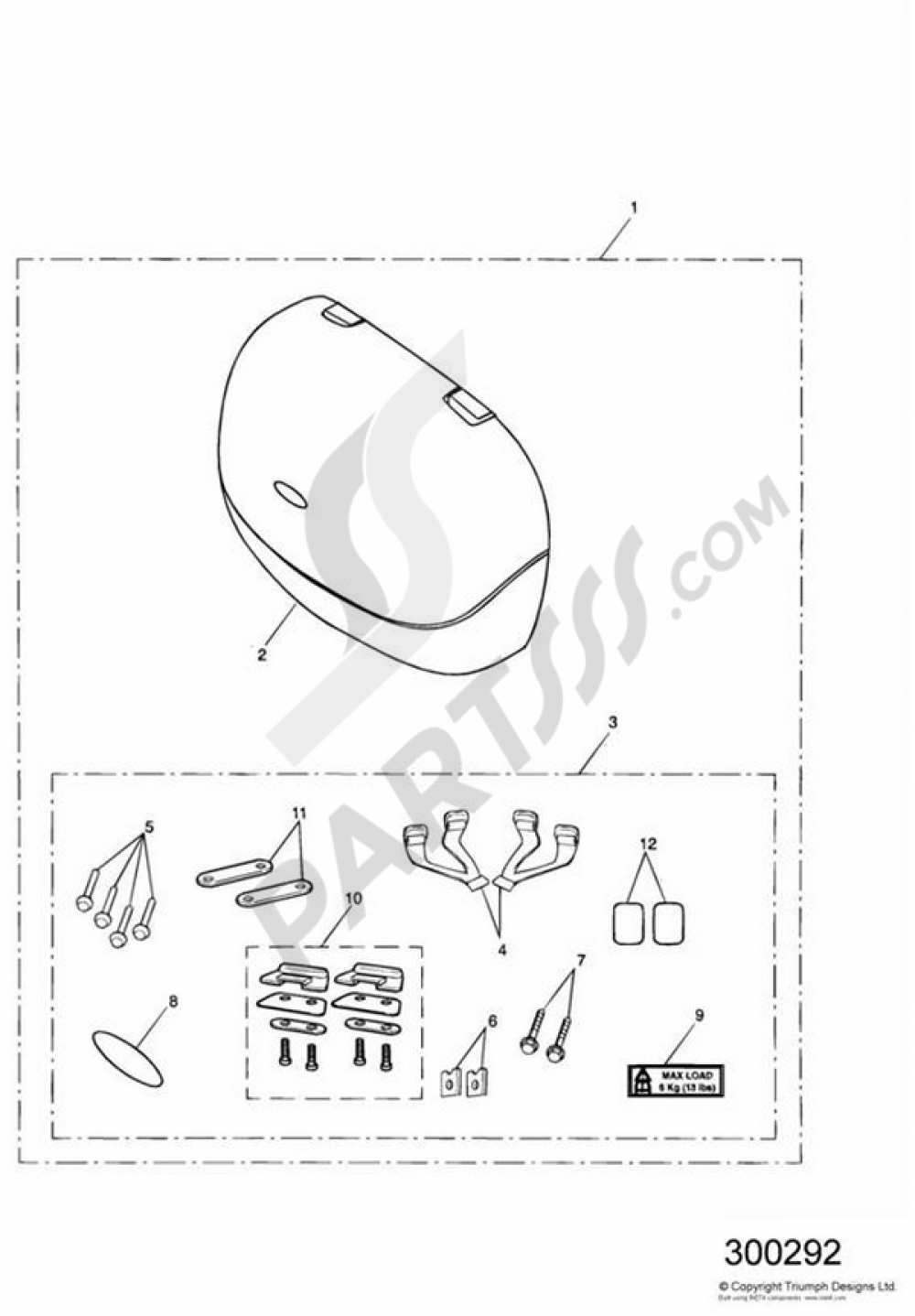 triumph tiger 955i panniers
