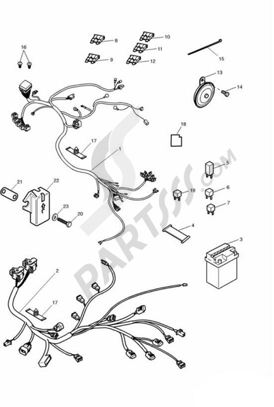 Triumph TT600 TT600 Electrical Equipment