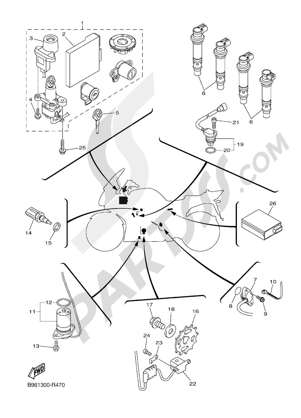 ELECTRIC EQUIPMENT 1 Yamaha FJR1300AE 2016