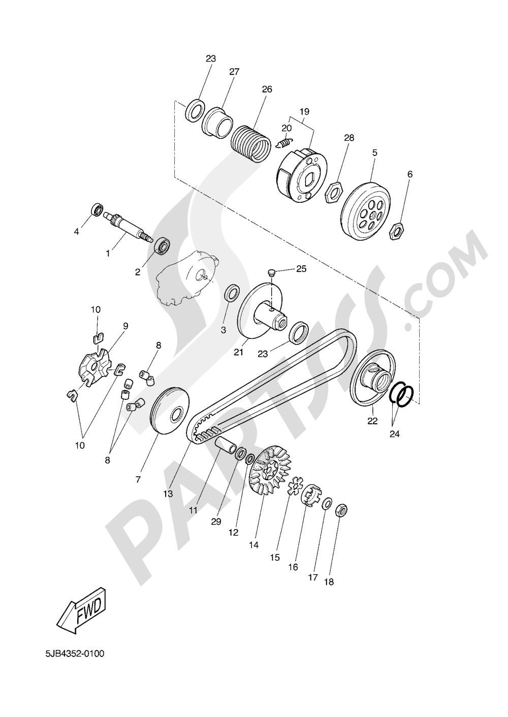 CLUTCH Yamaha Neo's 2016