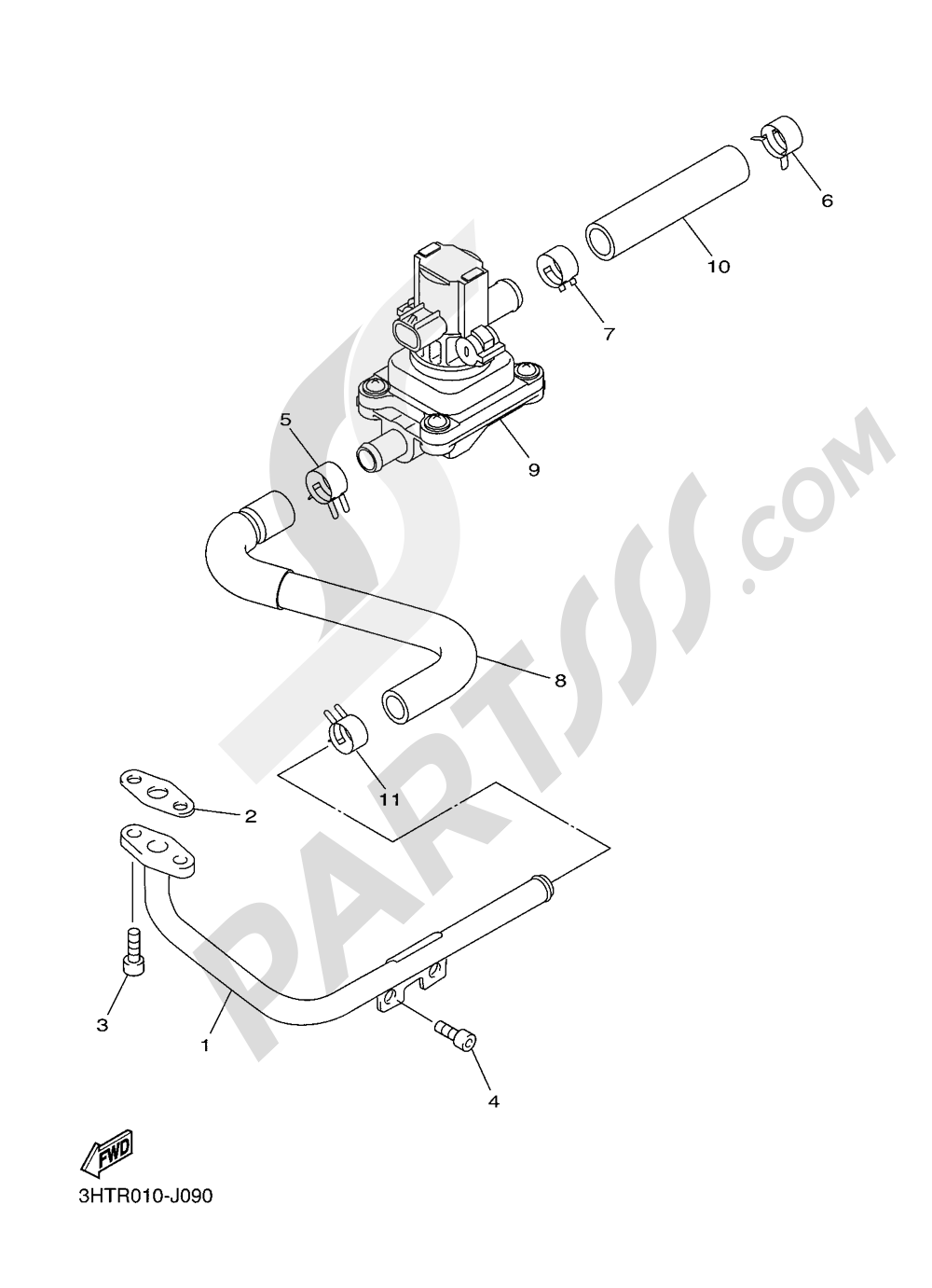 AIR INDUCTION SYSTEM Yamaha SR400 2016