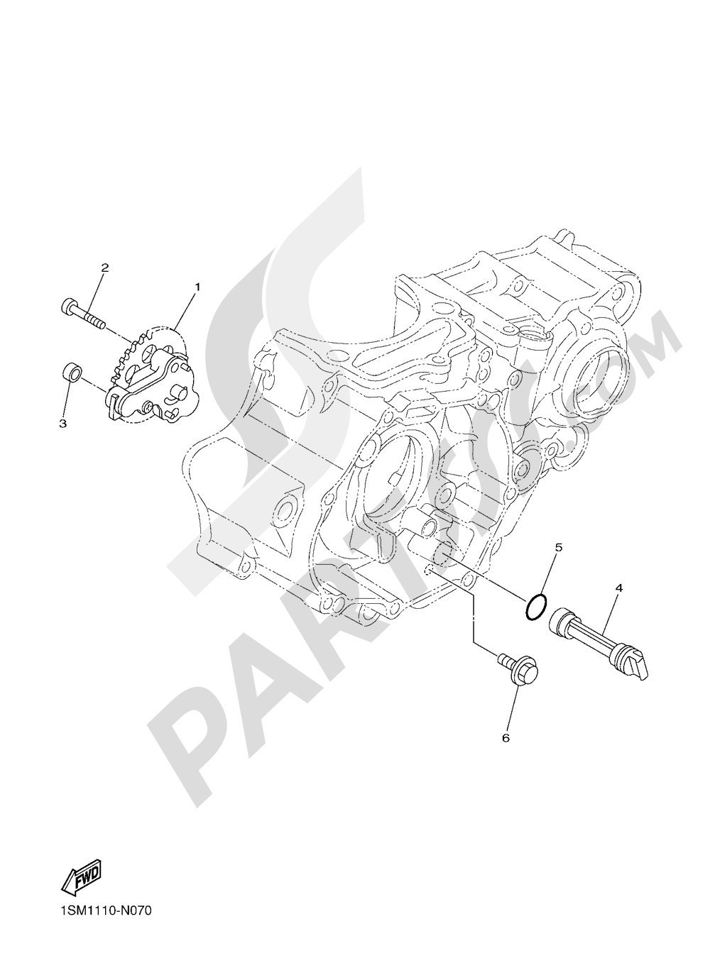 OIL PUMP Yamaha YZ250F 2016