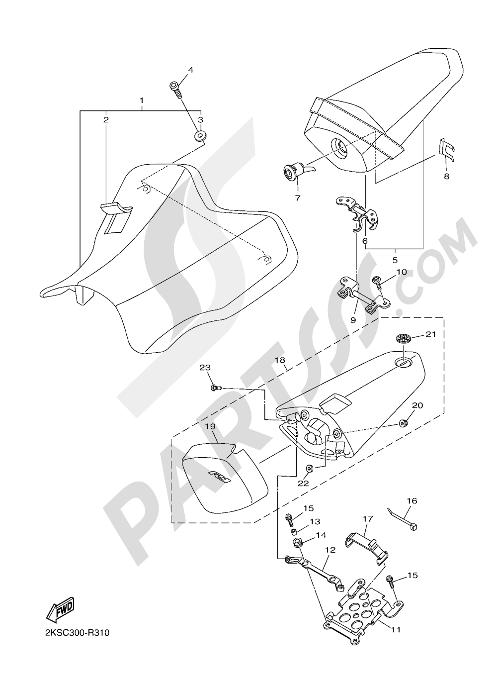 SEAT Yamaha YZF-R1M 2016
