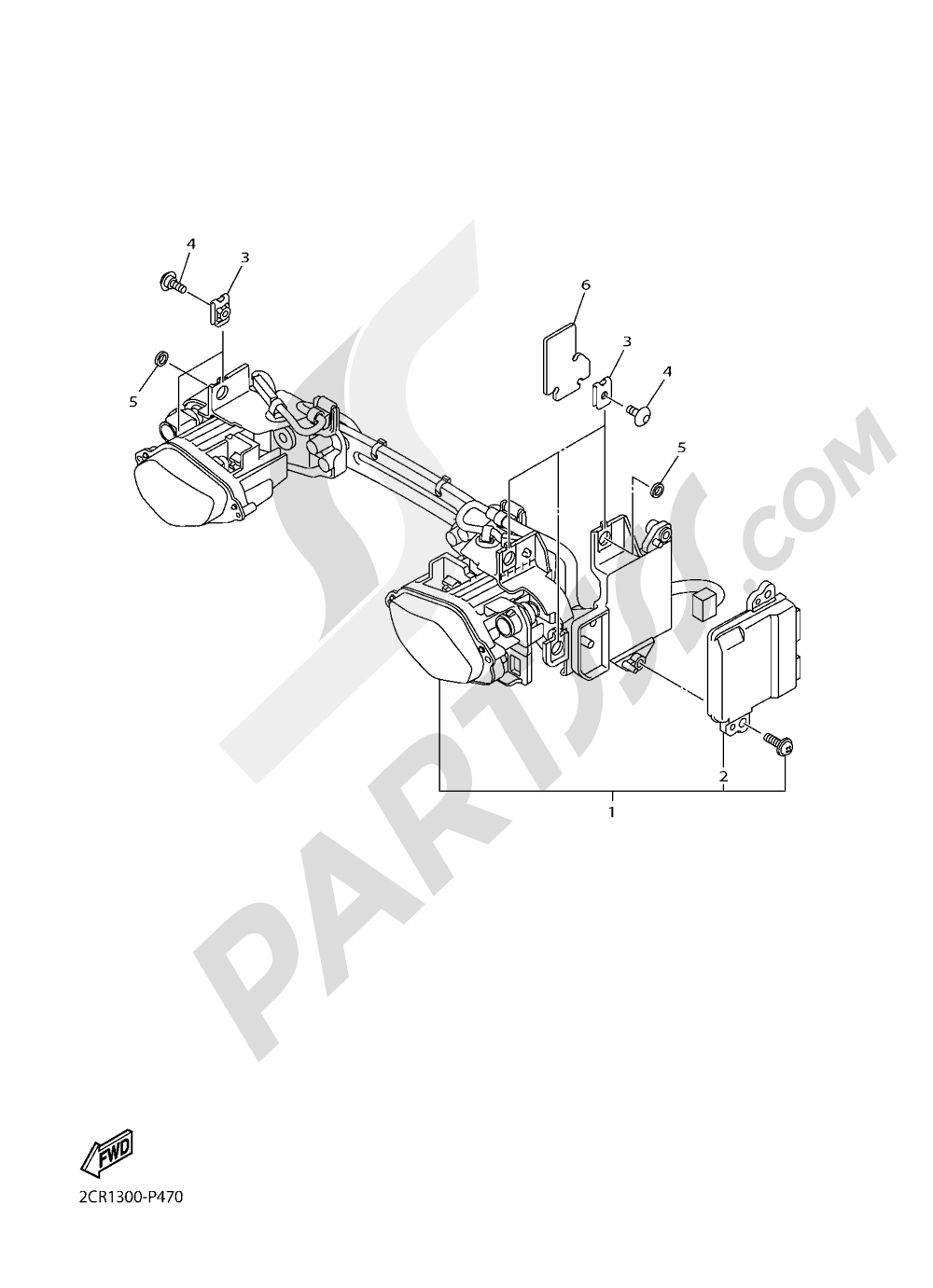 FRONT LIGHT Yamaha YZF-R1M 2016