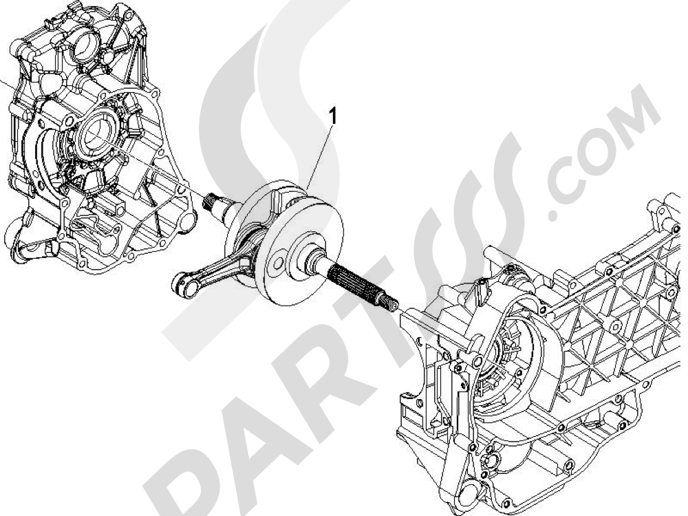 Cig Piaggio BEVERLY 125 SPORT E3 2007-2008