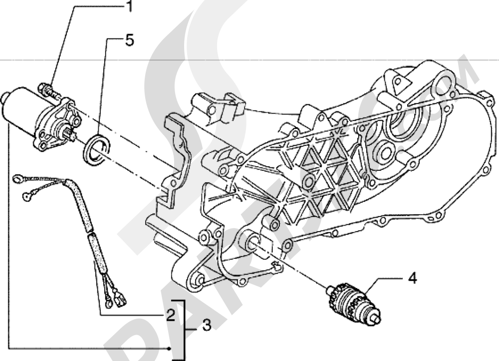 STARTER MOTOR Piaggio Hexagon 150 1998-2005