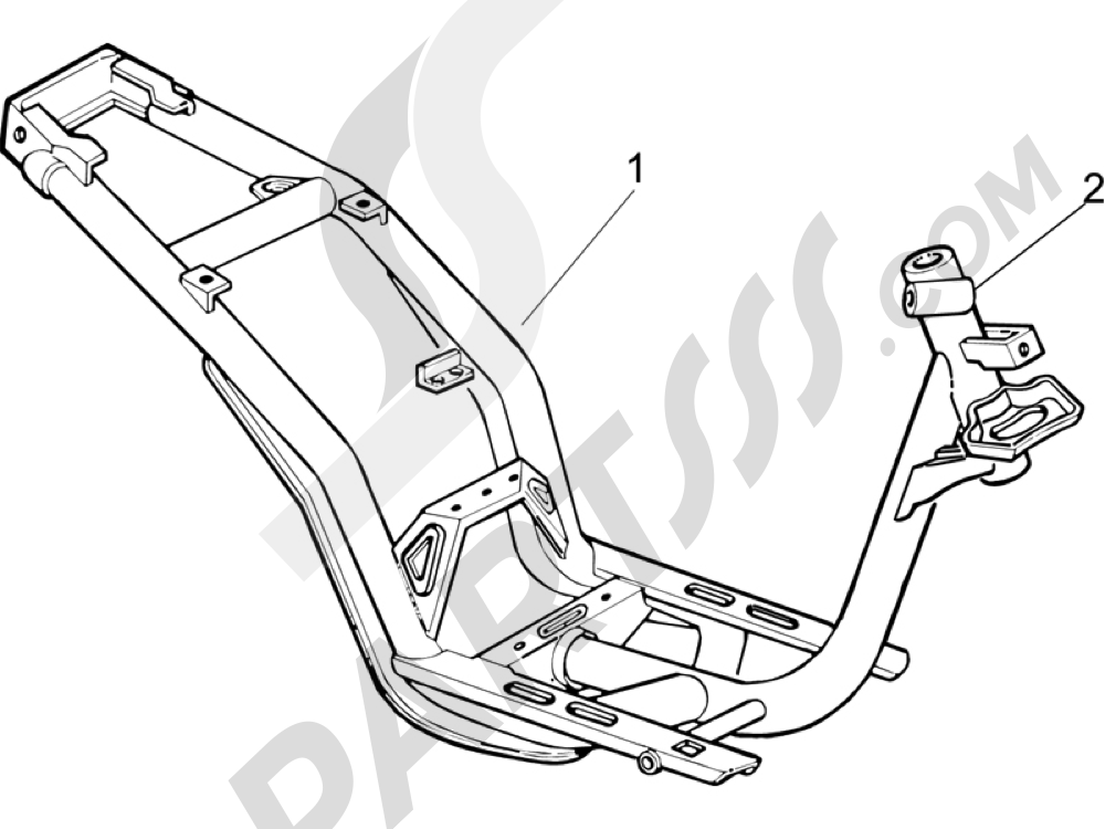 Chasis carrocería Piaggio Liberty 50 2T Sport (UK) 2006