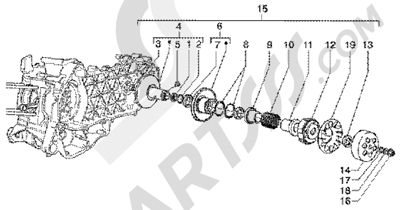 Stator Rotor Volant Complet Pour Piaggio Super Hexagon GTX 125 – Référence 168528, Neuf