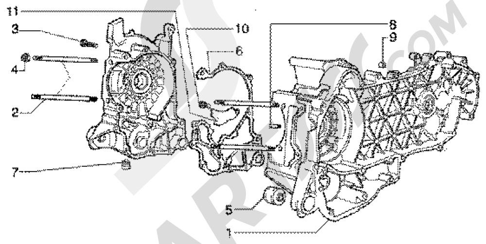 Carter Piaggio Super Hexagon GTX 125 1998-2005