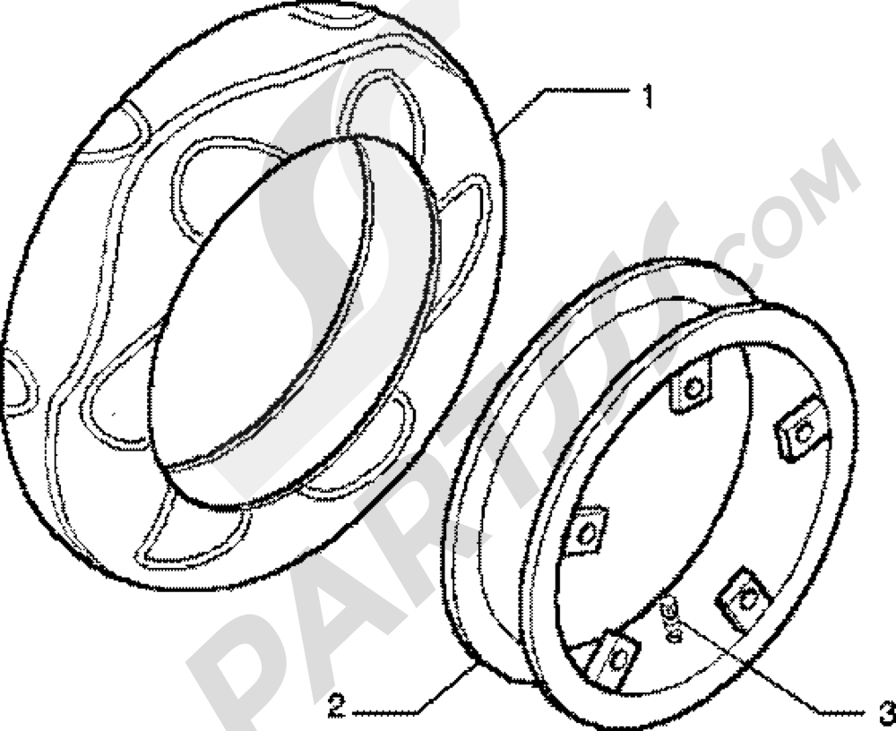 ROUE AVANT Piaggio Zip 125 4T 1998-2005