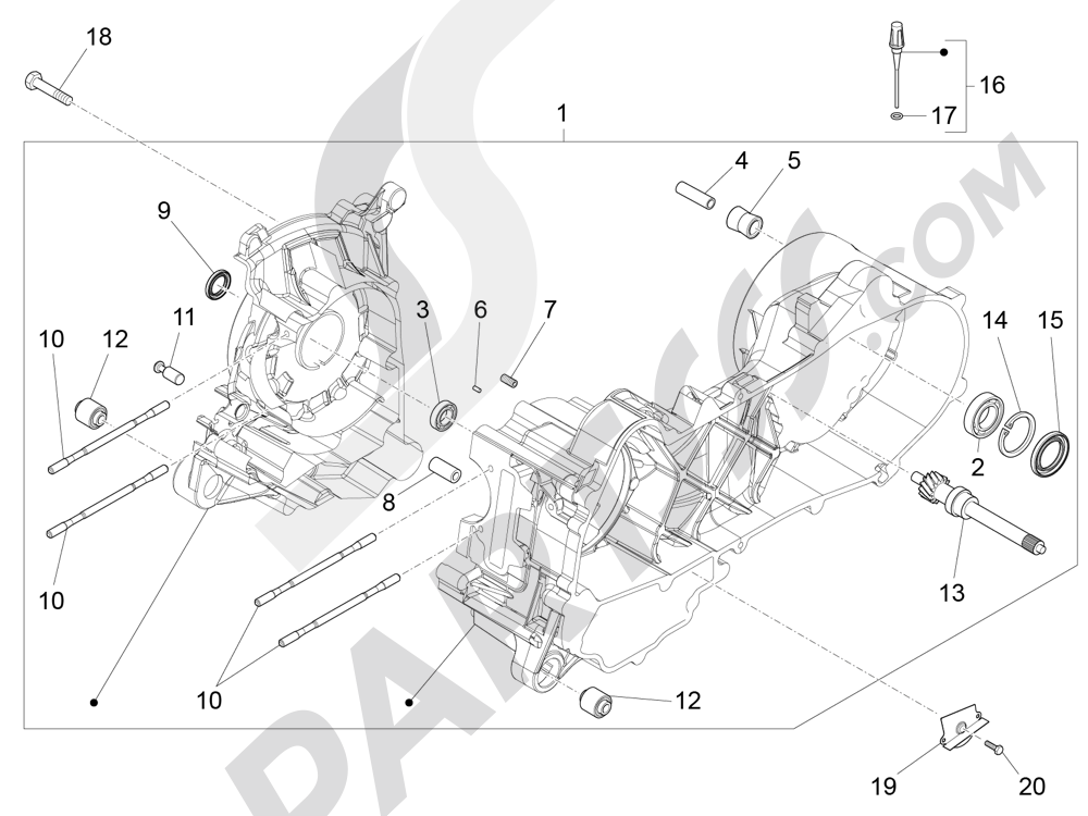 Vespa Vespa Primavera 50 4T-4V (NAFTA) 2014-2016 C