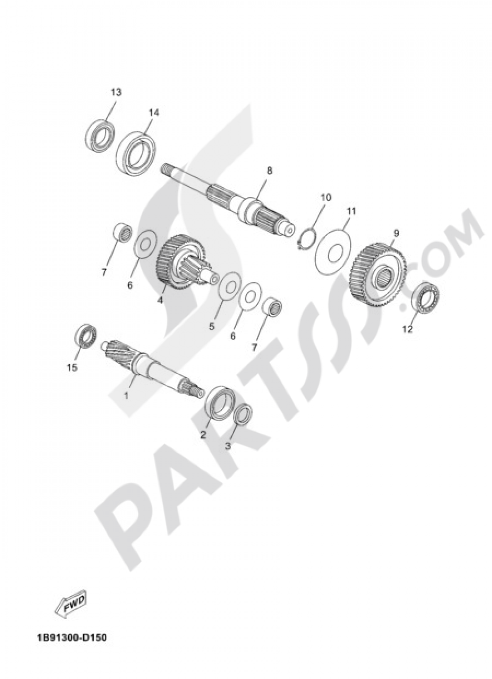 TRANSMISSION Yamaha X-City 125 2009