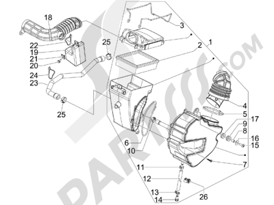 Tuyaux De Pompe à Carburant Pour Gilera GP 800 (2006-2013) - Occasion, Bon état Fonctionnel