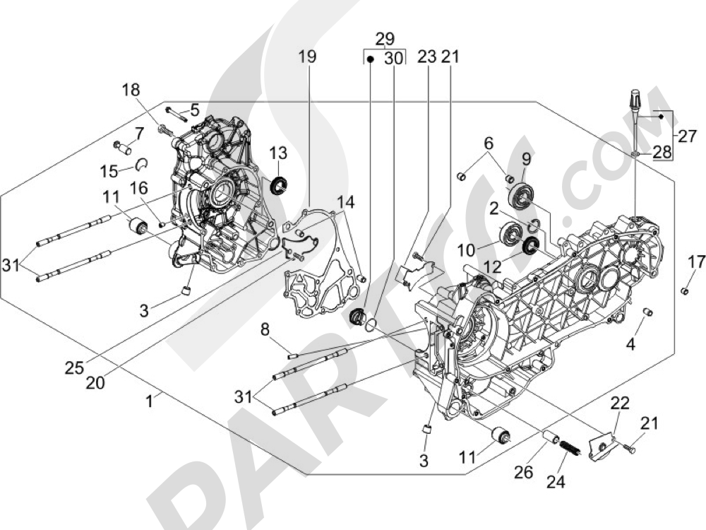 Despiece Gilera Runner 200 VXR 4T Race 2005206 Repuestos originales