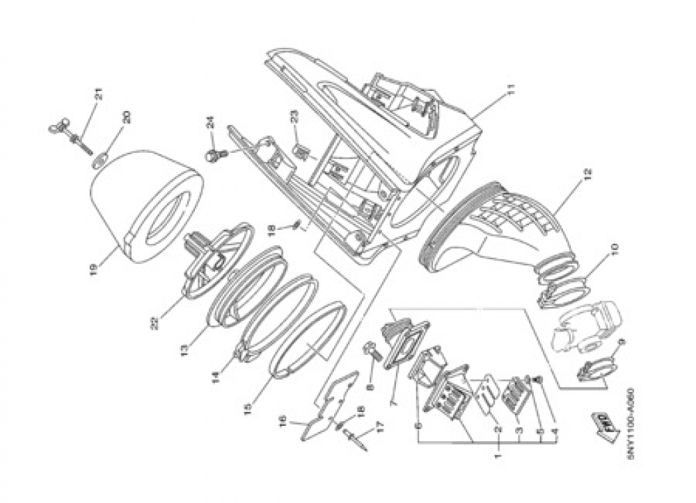 INTAKE Yamaha YZ125 2003