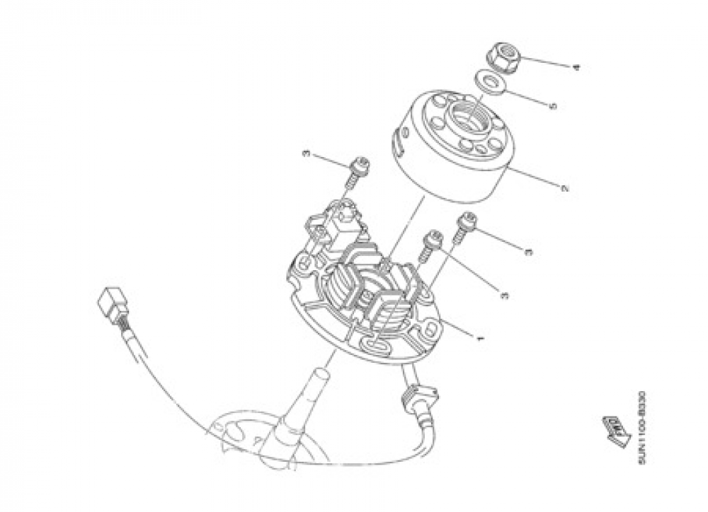 GENERATOR Yamaha YZ125 2003