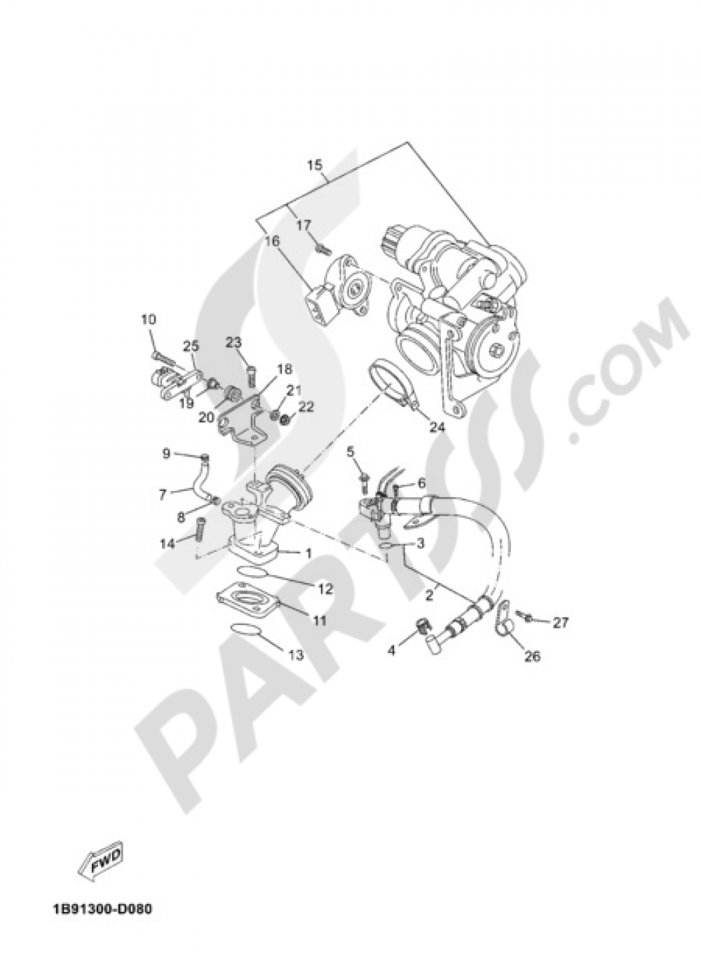 INTAKE Yamaha X-Max 125 2006