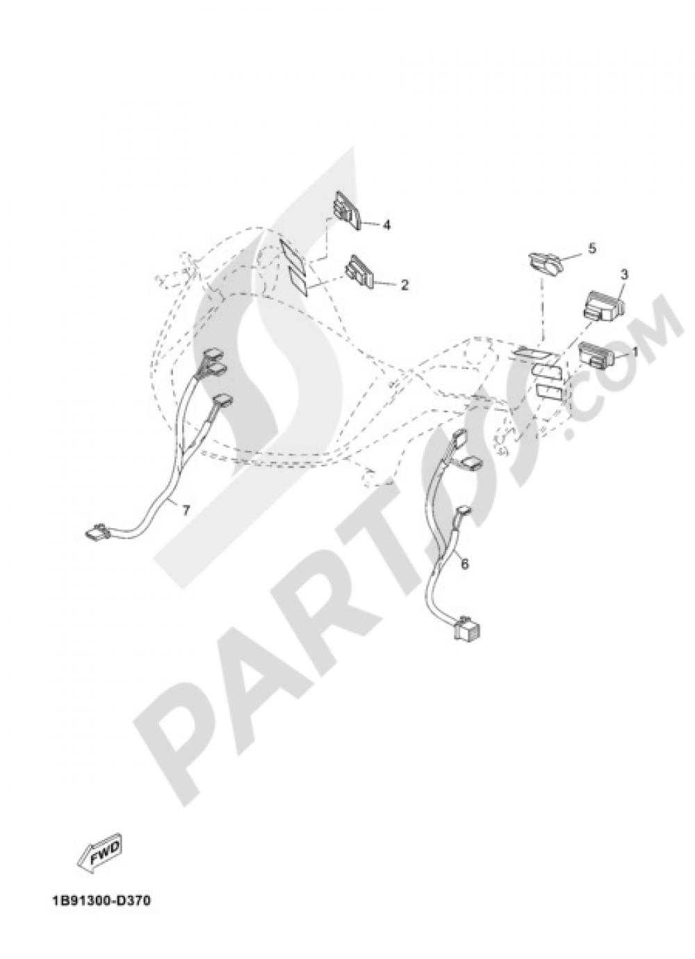 HANDLEBAR SWITCH AND LEVER Yamaha X-Max 125 2009