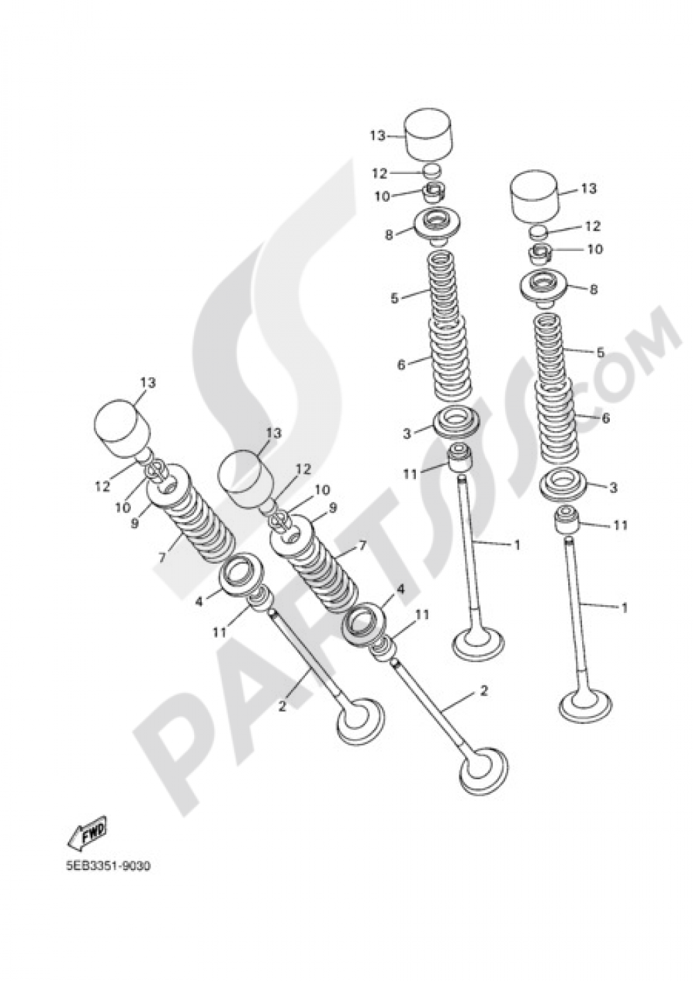 VALVE Yamaha FZ6 Fazer ABS 2007