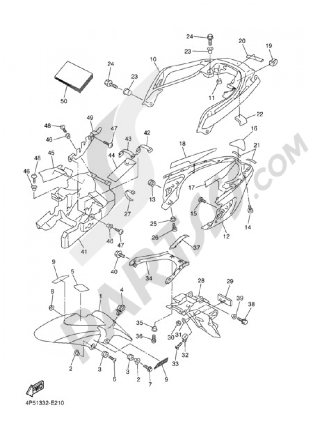 FENDER Yamaha FZ6 Fazer ABS 2006
