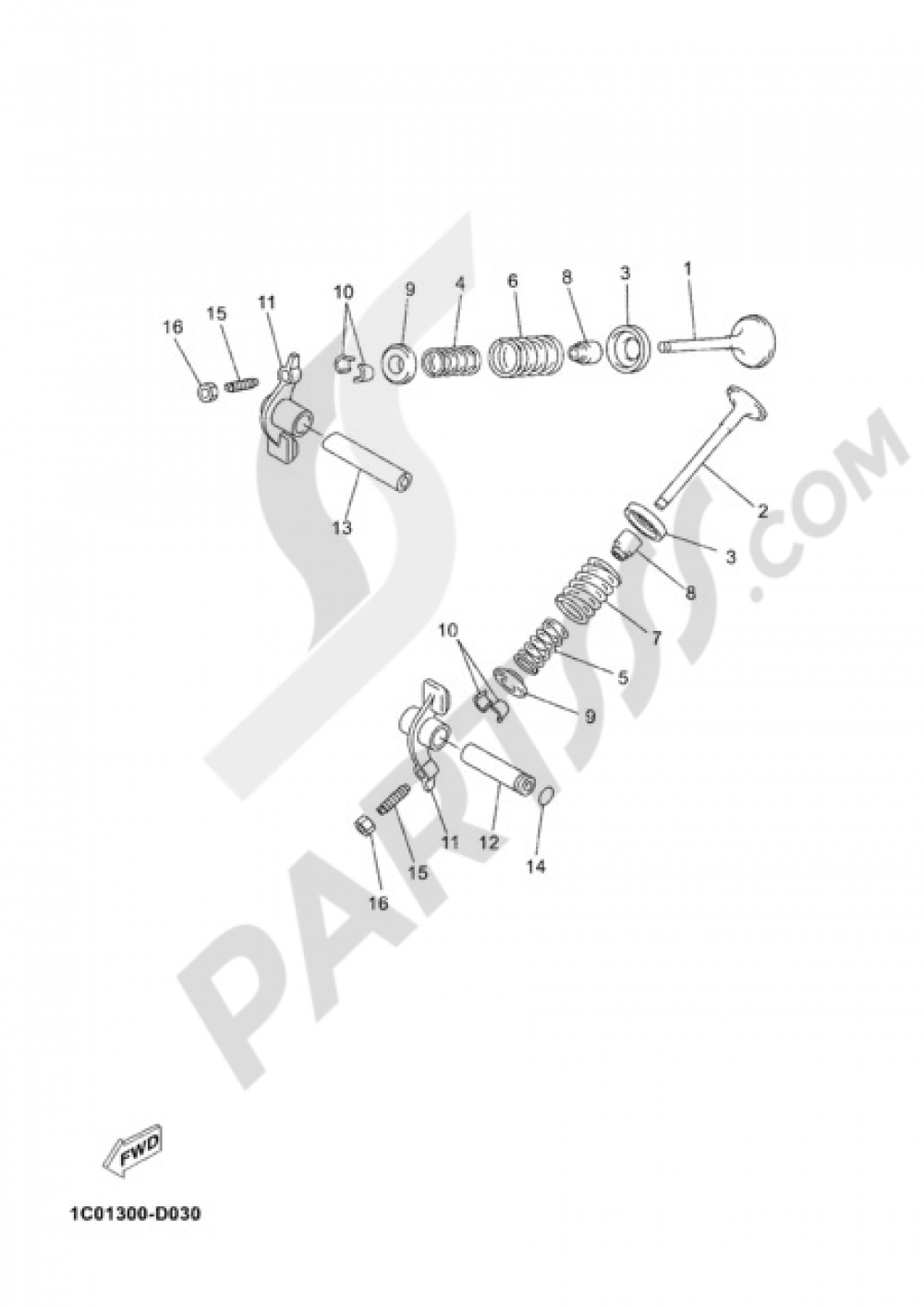 VALVE Yamaha X-Max 250 2010
